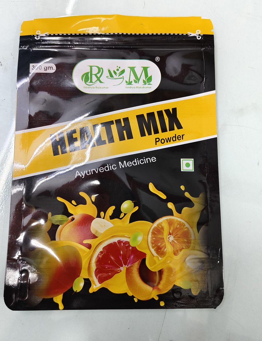 RM Ayurved Health Mix — Stand-up zipper pouch