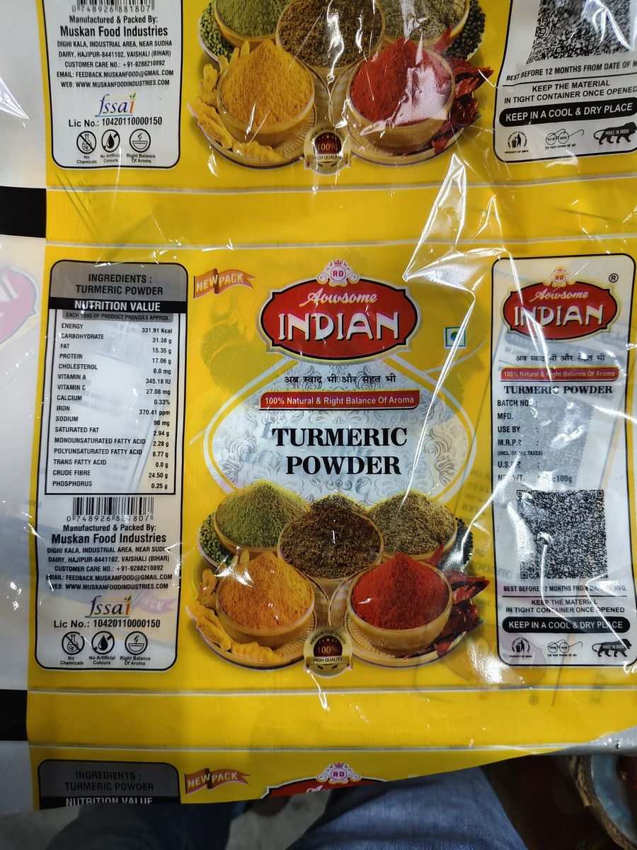 Aowsome Indian — Printed laminated roll